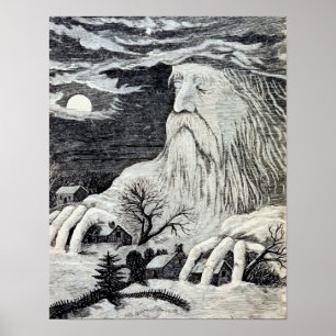 Póster ilustracion de época "Jack Frost"