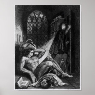Póster Ilustracion de 'Frankenstein