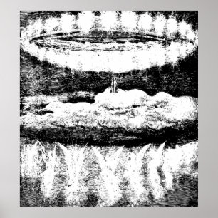 Póster Ilustracion de Gustavo Dore del paraíso de Dante