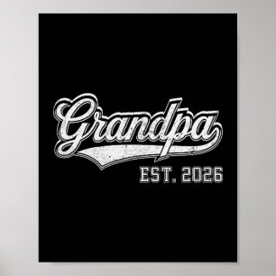 Póster Ilustración de hombre ascendido a abuelo desde 202