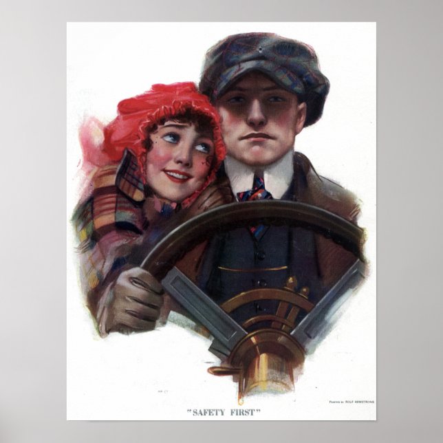 Póster Ilustracion de invierno clásico y romántico (Frente)