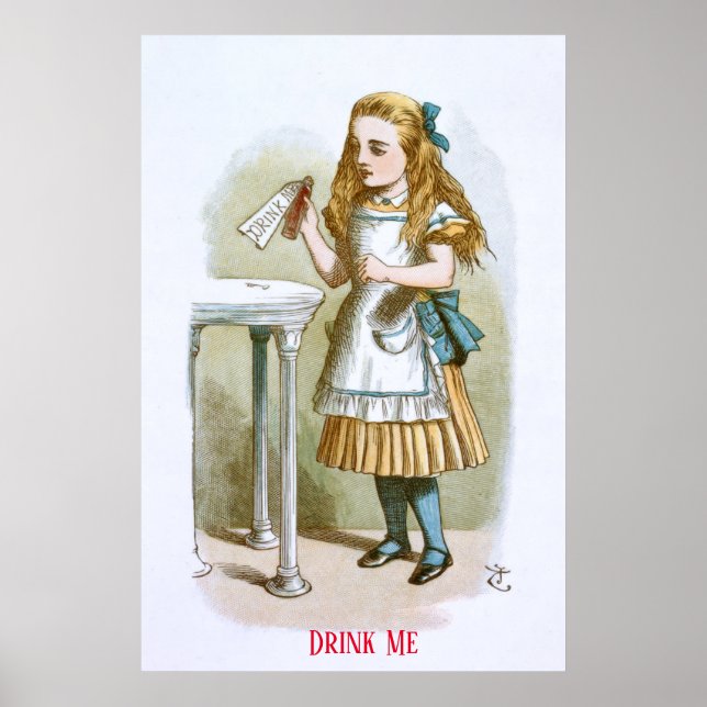 Póster Ilustracion de la Alicia de la Guardería - Bebéram (Frente)