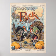 Ilustracion de la época del Puck de Acción de Grac