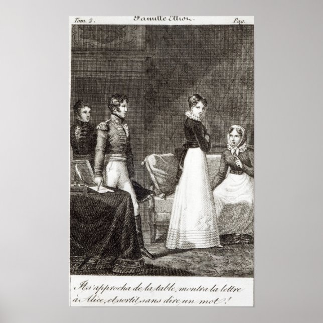 Póster ilustracion de 'La Famille Elliot' (Frente)