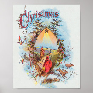 Póster Ilustracion de la festividad bíblica mágica