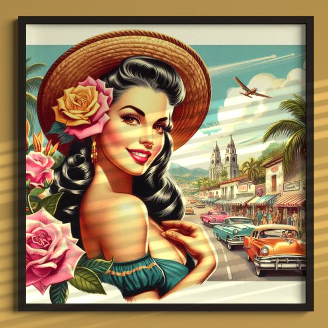 Póster Ilustracion de la mujer ventilado de belleza (Subido por el creador)