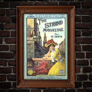 Póster Ilustración de la portada de la revista Victorian 
