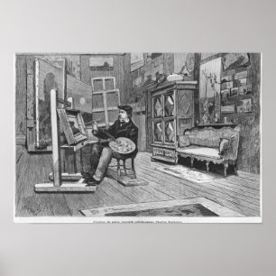 Póster Ilustracion de "Le Monde Illustre