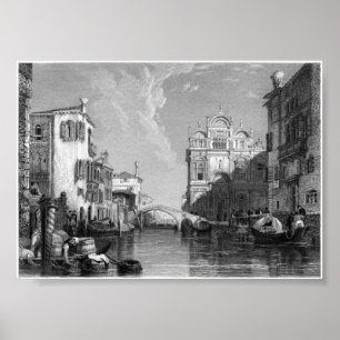 Póster Ilustración de libro vintage