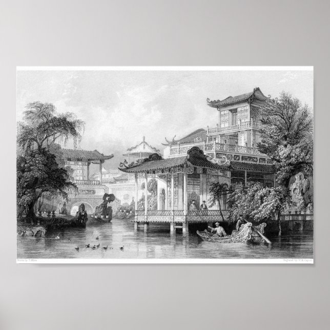 Póster Ilustracion de libros de época (Frente)