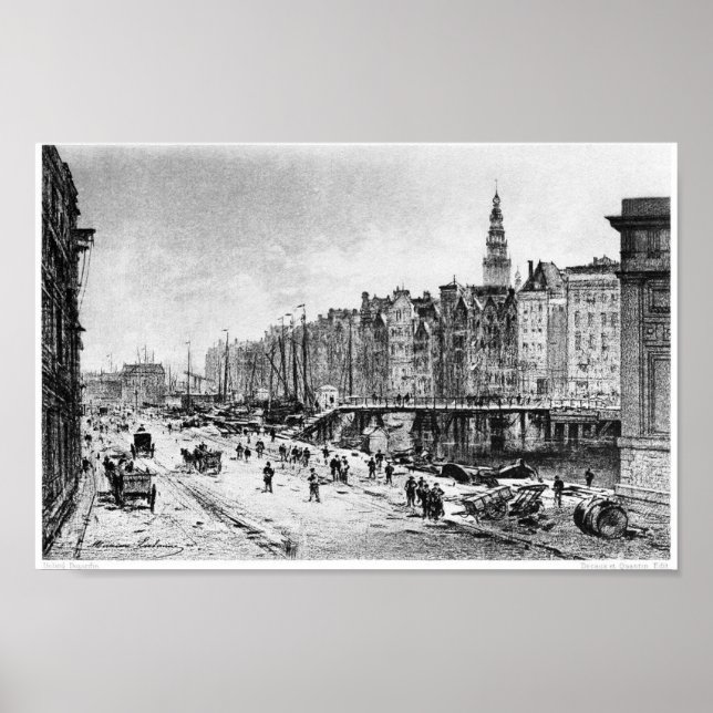 Póster Ilustracion de libros de época (Frente)