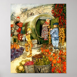 Póster Ilustracion de libros de época