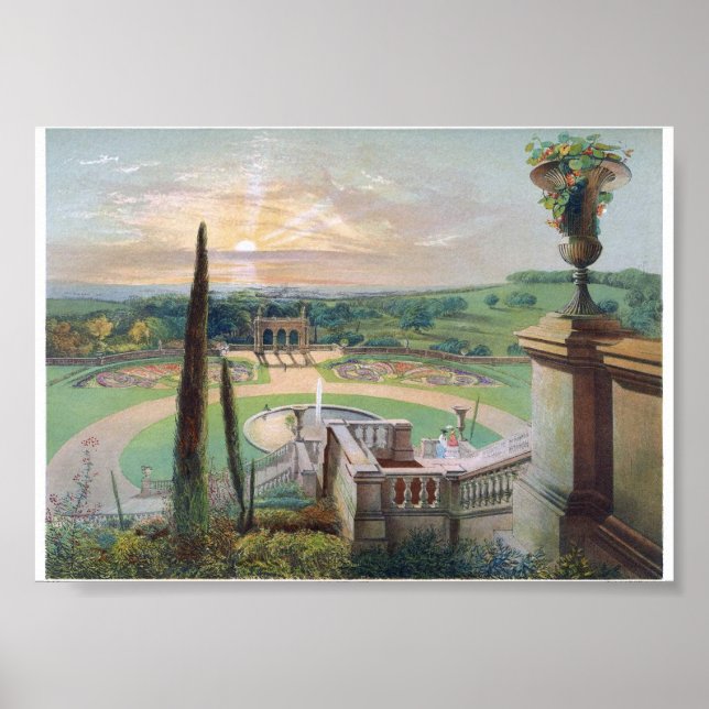 Póster Ilustracion de libros de época (Frente)