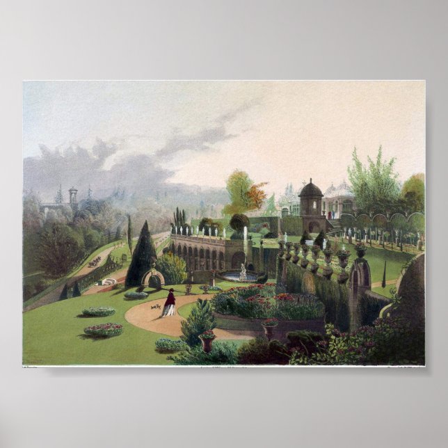 Póster Ilustracion de libros de época (Frente)