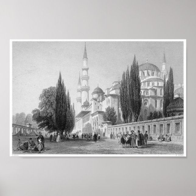 Póster Ilustracion de libros de época (Frente)