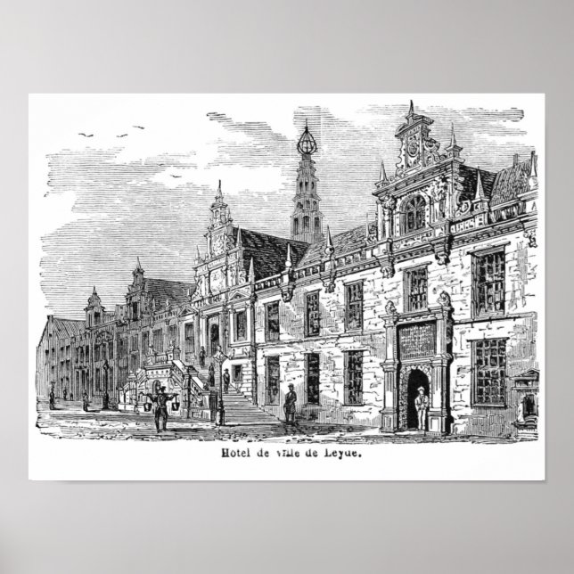 Póster Ilustracion de libros de época (Frente)