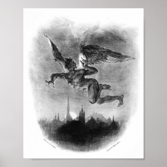 Póster Ilustracion de libros de época (Frente)