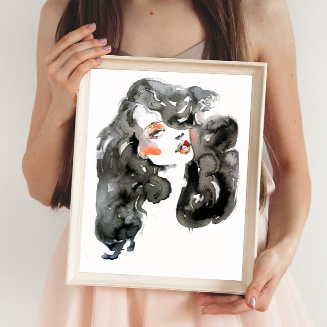 Póster Ilustracion de moda acuarela (Subido por el creador)