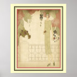 Póster Ilustracion de moda Art Deco 1922 16x20<br><div class="desc">Niza,  Art Deco,  Ilustracion de moda,  aprox. 1922</div>