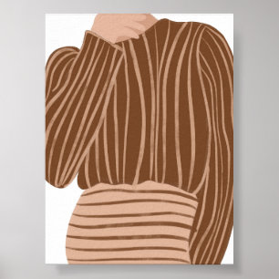 Póster Ilustracion de moda minimalista