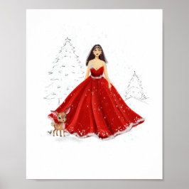 Póster Ilustración de Navidad