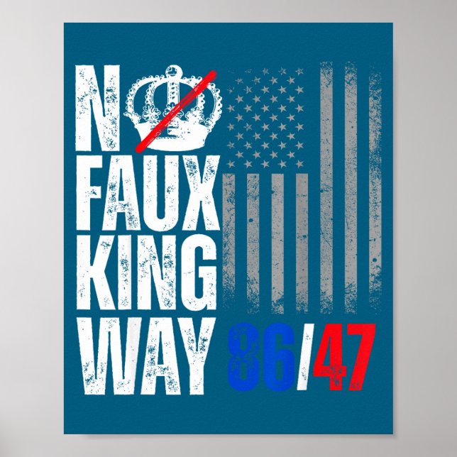 Póster Ilustración de No Faux King Way 86 (Frente)