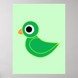 Póster Ilustración de pájaro