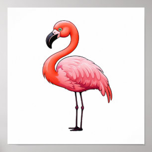 Póster ilustracion de pájaro personalizado