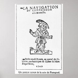 Póster Ilustracion de 'Pantagruel'