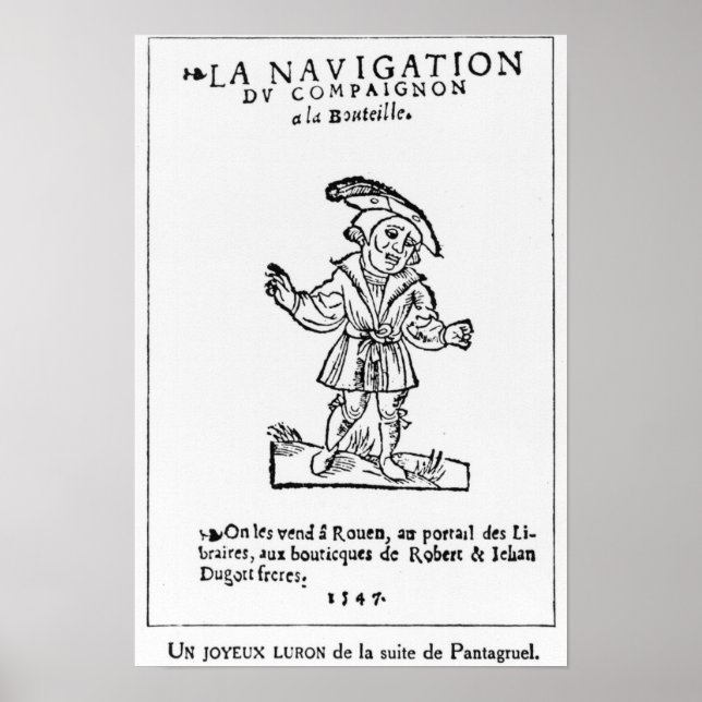 Póster Ilustracion de 'Pantagruel' (Frente)