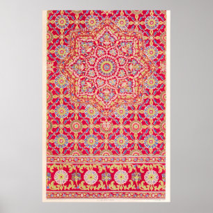 Póster Ilustracion de patrón de vintage