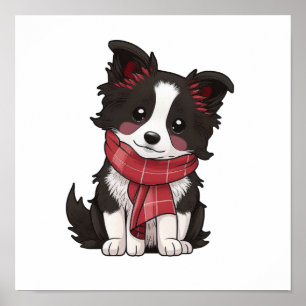 Póster Ilustracion de perro de dibujos animados
