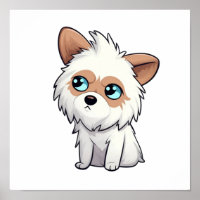 Ilustracion de perro de dibujos animados