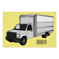 Ilustracion de personalizado de camiones de cajas