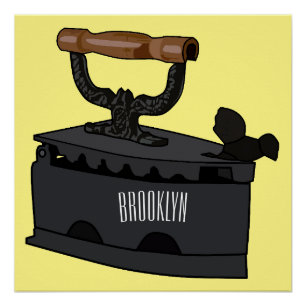 Póster Ilustracion de personalizado de carbón vegetal