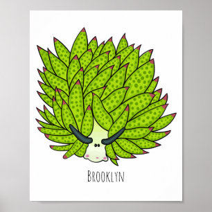 Póster Ilustracion de personalizado de lodo de hoja