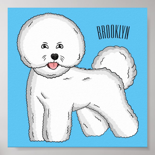 Póster Ilustracion de personalizado de perro frito de Bic (Frente)