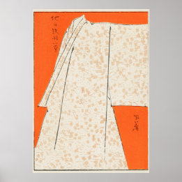 Póster Ilustracion de robos japonés de Shin Bijutsukai