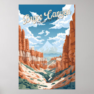 Póster Ilustracion de Senderos del Parque Nacional del Ca