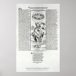 Póster Ilustracion de Sífilis, 1496