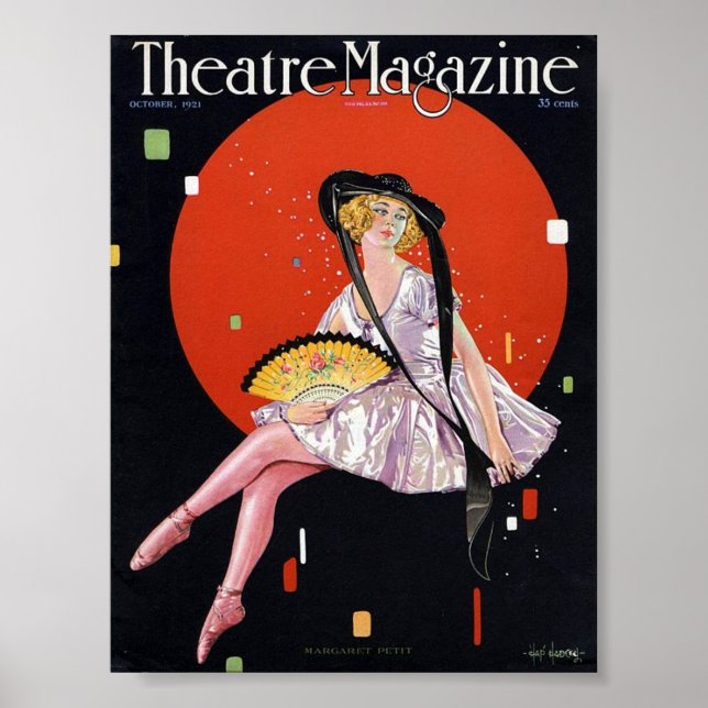 Póster Ilustracion de teatro (Frente)