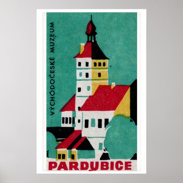 Póster Ilustración de un edificio histórico (Frente)