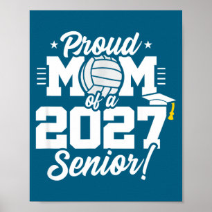Póster Ilustración de voleibol escolar de la clase superi