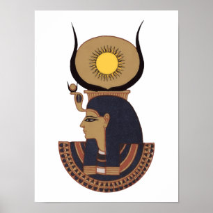 Póster Ilustración del antiguo dios egipcio Osiris