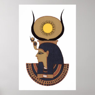 Póster Ilustración del antiguo dios egipcio Osiris
