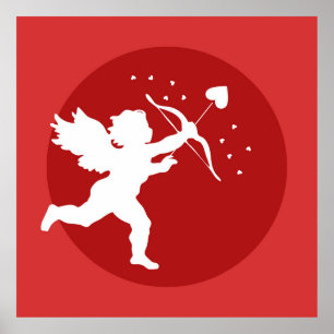 Póster Ilustracion del Cupid del amor