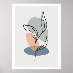Póster Ilustracion del diseño botánico
