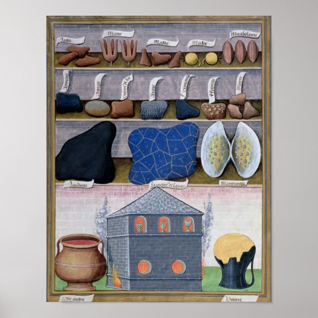 Póster Ilustracion del "Libro de Medicinas Simples" (Frente)