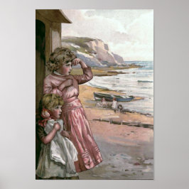 Póster ilustracion del libro de moda "El barco del padre"