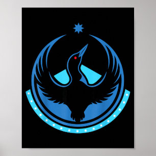Póster Ilustración del nuevo Mn del Loon rebelde de Minne
